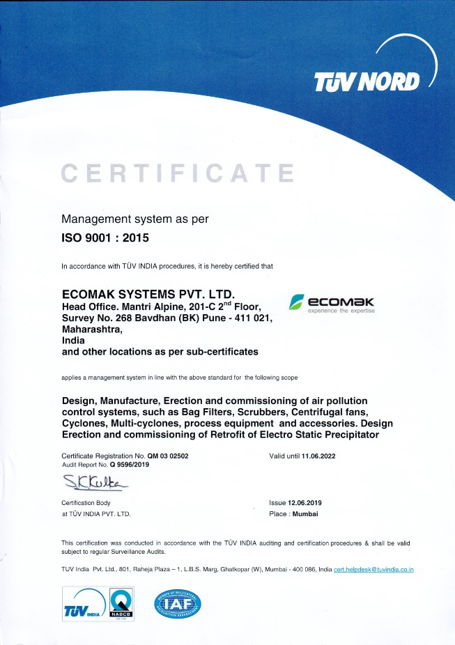 ISO Certificate 2020-21